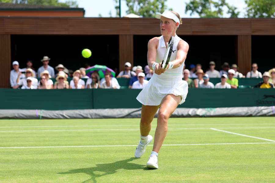 Suzan Lamens is through to the second round of Wimbledon