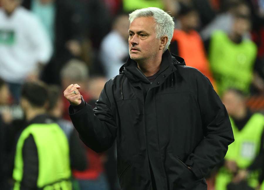 José Mourinho, entrenador del Roma