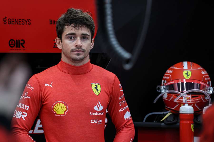 Charles Leclerc ce dimanche avant la course de Djeddah.