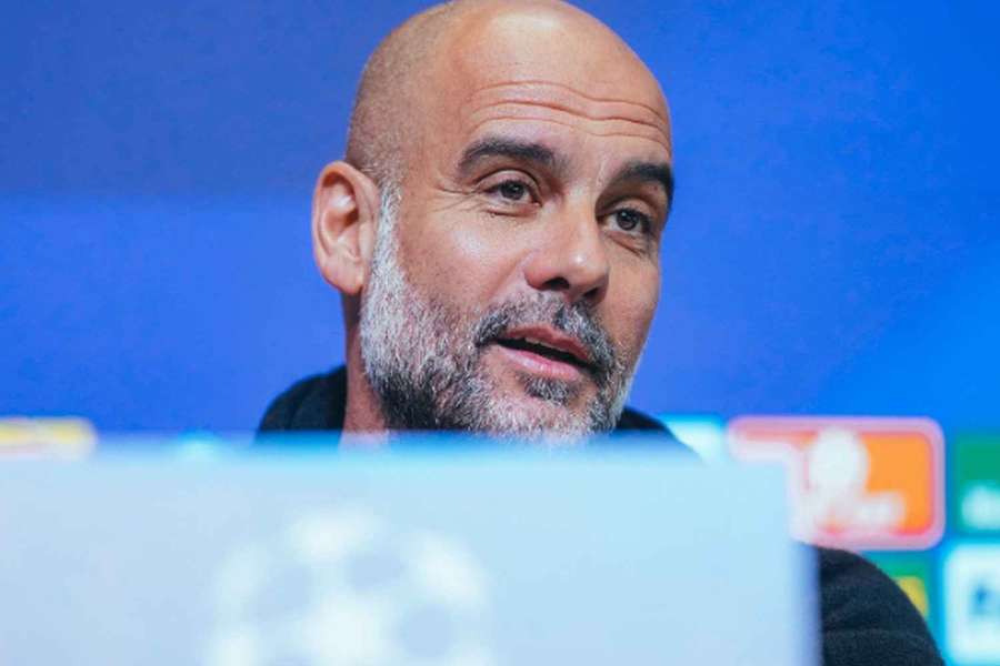 Trenér Manchesteru City Pep Guardiola