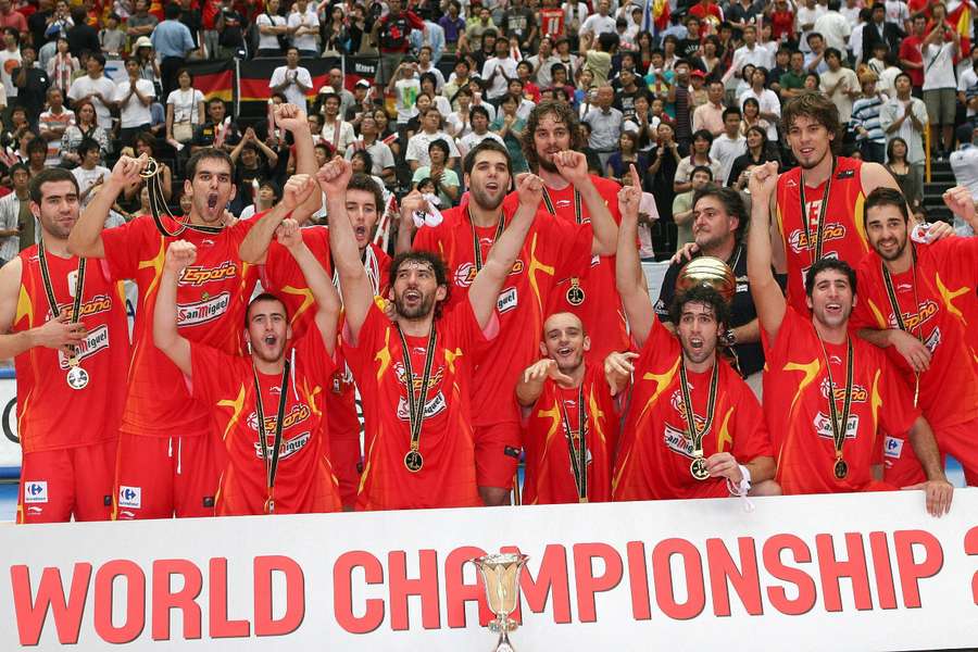 España celebra el Mundial ganado en Japón 2006
