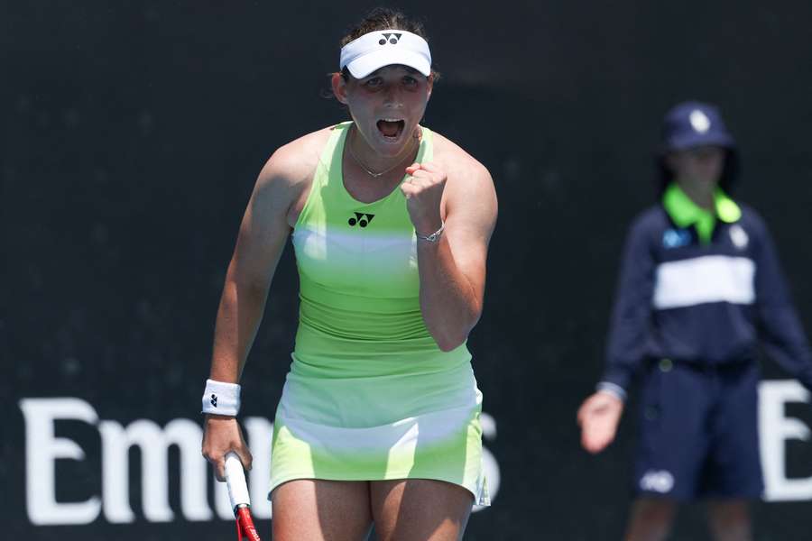 Gracheva à l'Open d'Australie 2026. Gracheva à l'Open d'Australie 2026.