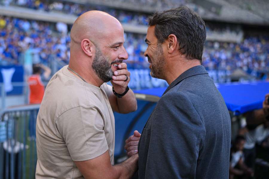 Artur Jorge em encontro com Franclim Carvalho, ex-técnico do Botafogo
