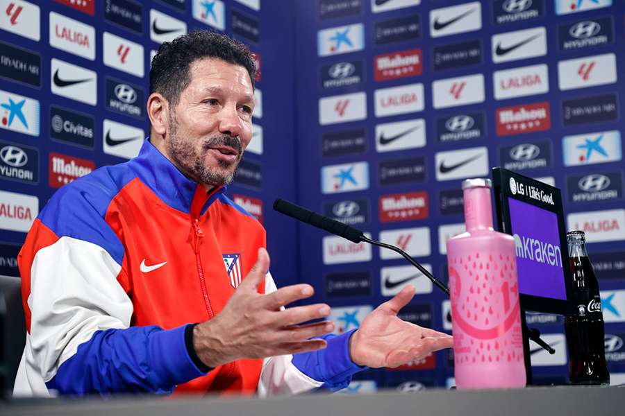 Diego Simeone, treinador do Atlético de Madrid