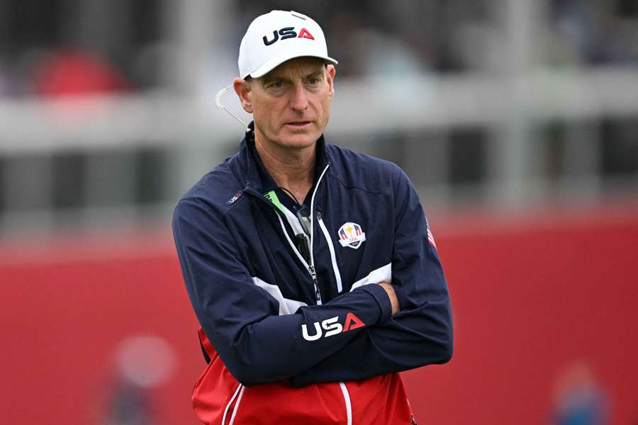 Jim Furyk fue el capitán derrotado de la Ryder Cup en París en 2018
