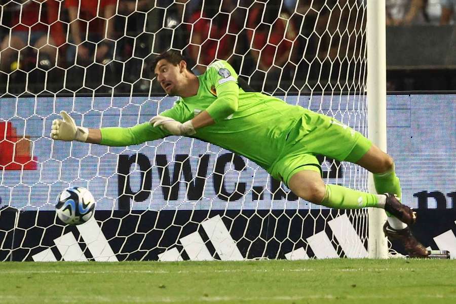 Courtois refused to play for his nation under previous manager Tedesco