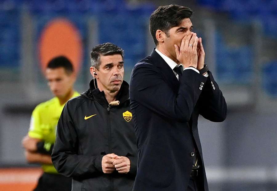 Paulo Fonseca and Nuno Campos during their time at Roma