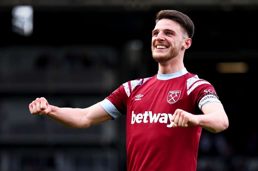 Rice is set to leave West Ham