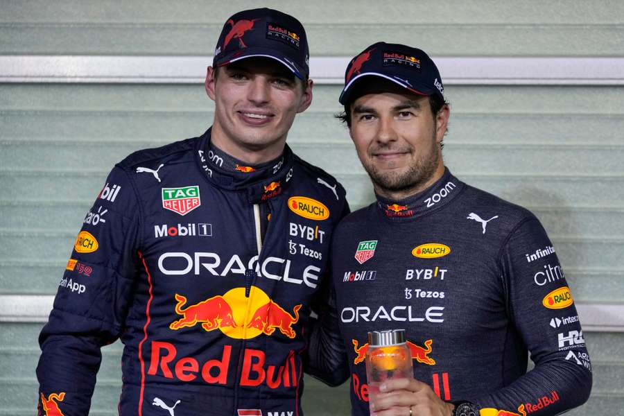 Verstappen and Perez all smiles again after front row lockout