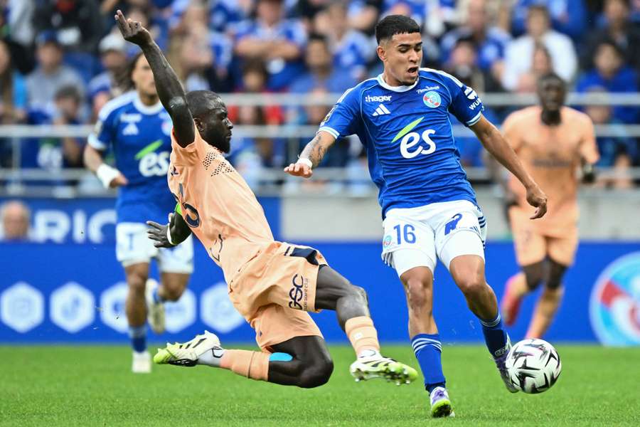 Kendry Páez, en un partido de la Ligue 1