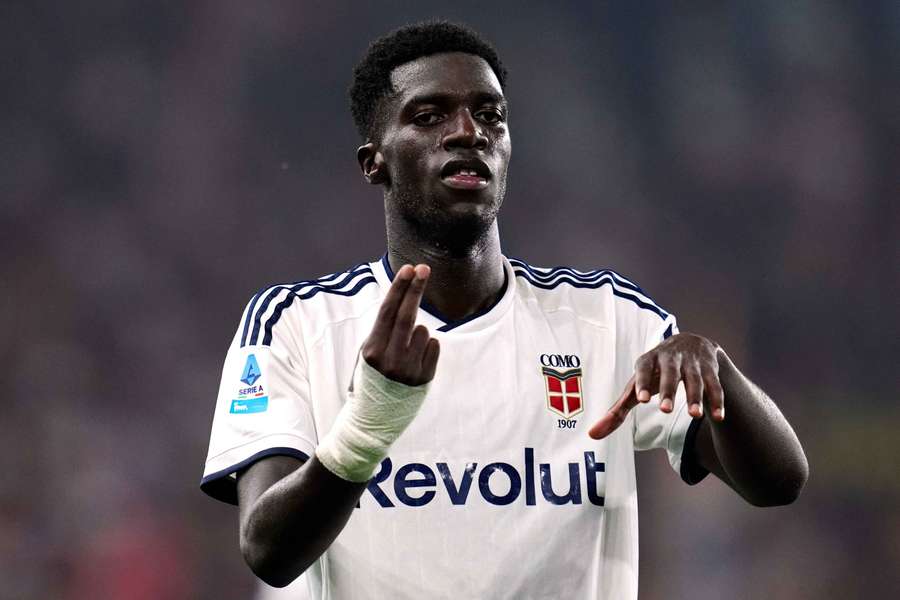 Assane Diao célébrant son but. Assane Diao célébrant son but.