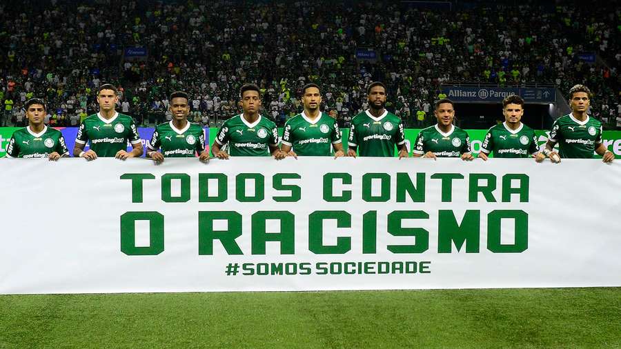 Faixa antes de Palmeiras 1x0 São Paulo, pelo Paulistão, nesta segunda Faixa antes de Palmeiras 1x0 São Paulo, pelo Paulistão, nesta segunda