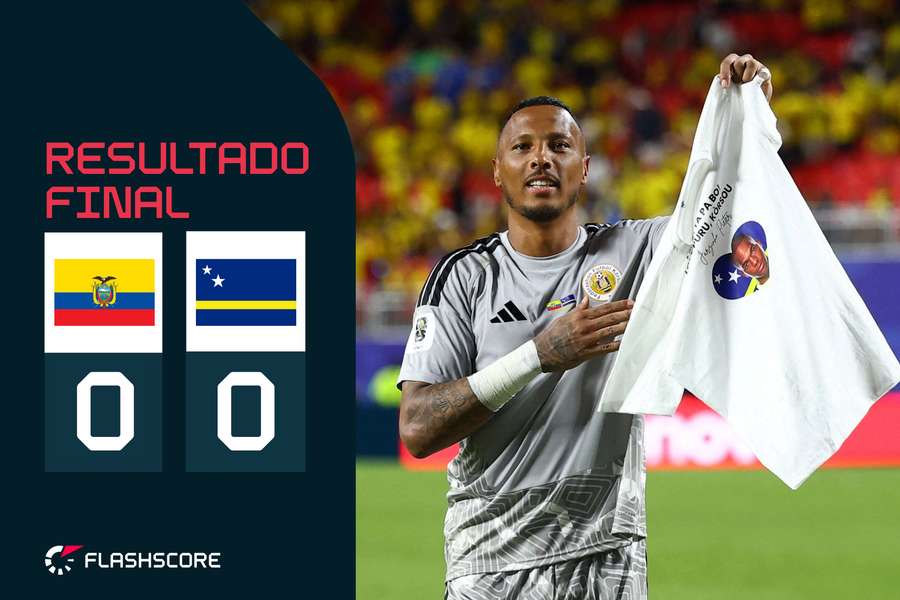 Room fez 15 defesas frente ao Equador Room fez 15 defesas frente ao Equador