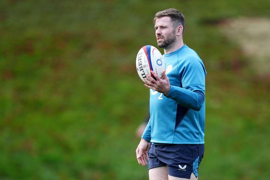 England's Elliot Daly during a training session at the England Rugby Performance Centre 