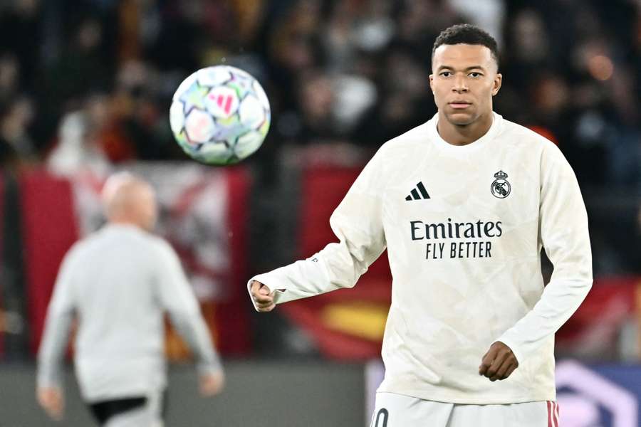 Kylian Mbappé prima di Roma-Real Madrid
