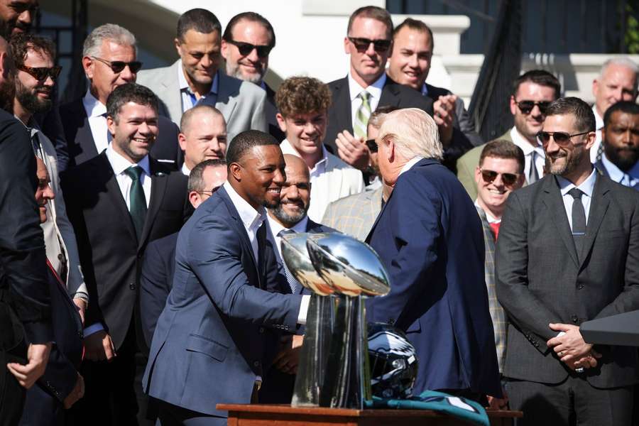 Die Spieler der Eagles wurden für den Titelgewinn bejubelt.