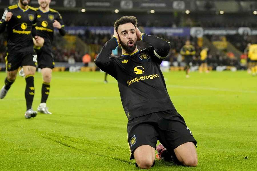 Bruno Fernandes ao serviço do Manchester United