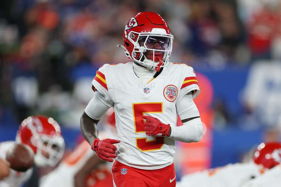 Chiefs Hollywood Brown during a game against the New York Giants