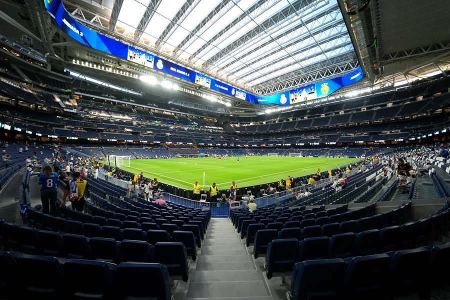 Le Bernabéu lors de Real Madrid - Majorque fin-août.