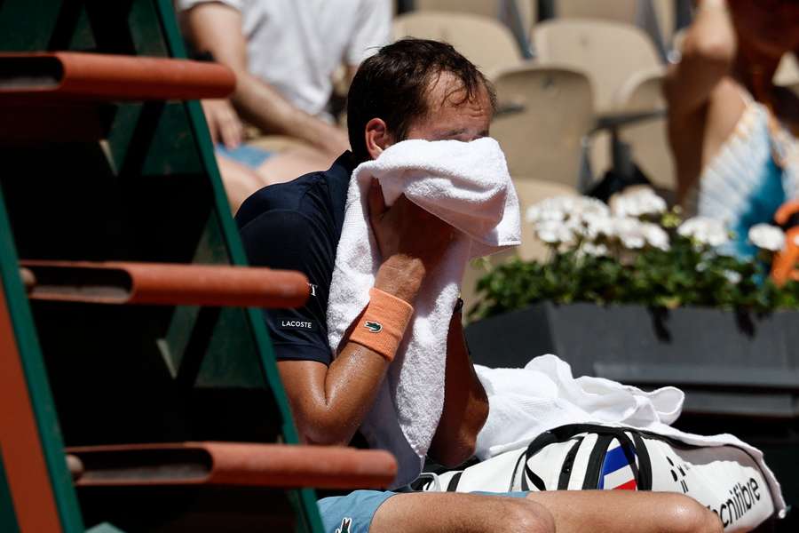 Daniil Medvedev was knocked out in the first round for the 10th time at the French Open