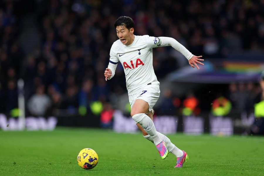 Dane Scarlett celebrates scoring for Tottenham after coming off the bench