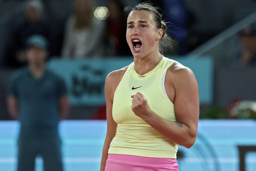 Sabalenka está em busca do bicampeonato em Madri