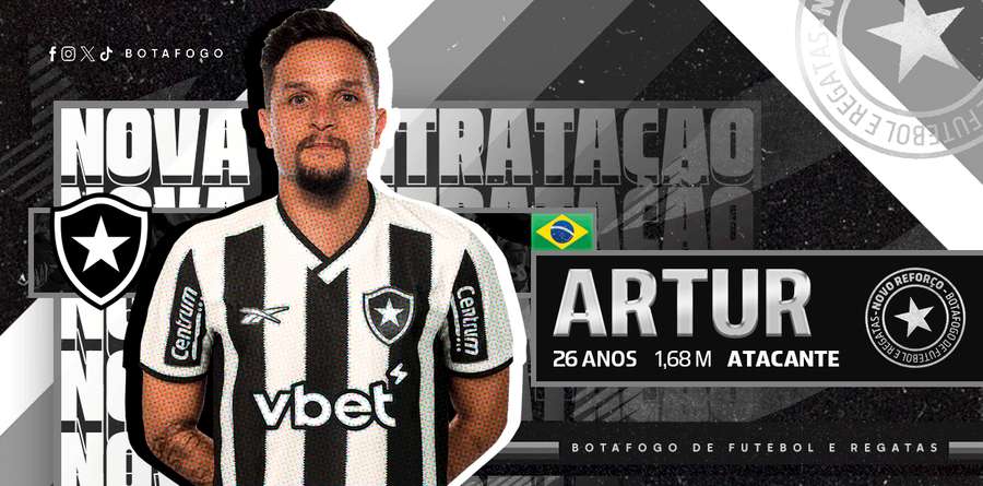 Artur retorna ao futebol brasileiro