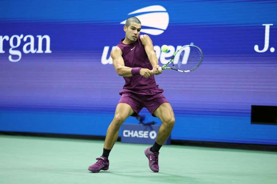 Carlos Alcaraz, en el US Open