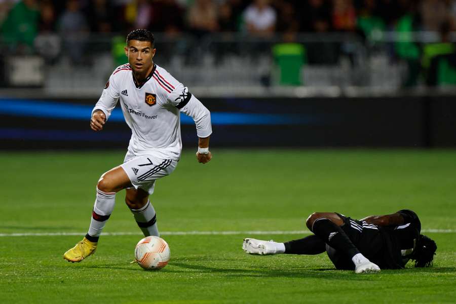 Ronaldo scored his first goal of the season against Sheriff Tiraspol