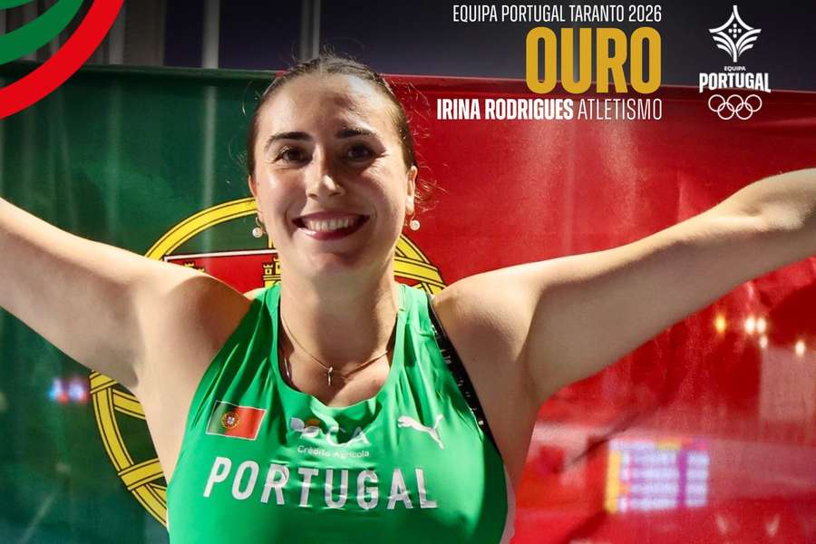 Irina Rodrigues festejou o título