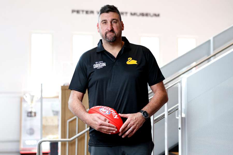 Dean Cox poses for a portrait as the head coach of Western Australia's next State of Origin side. Dean Cox poses for a portrait as the head coach of Western Australia's next State of Origin side.