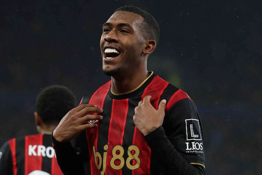 Rayan marcou em Everton 1x2 Bournemouth