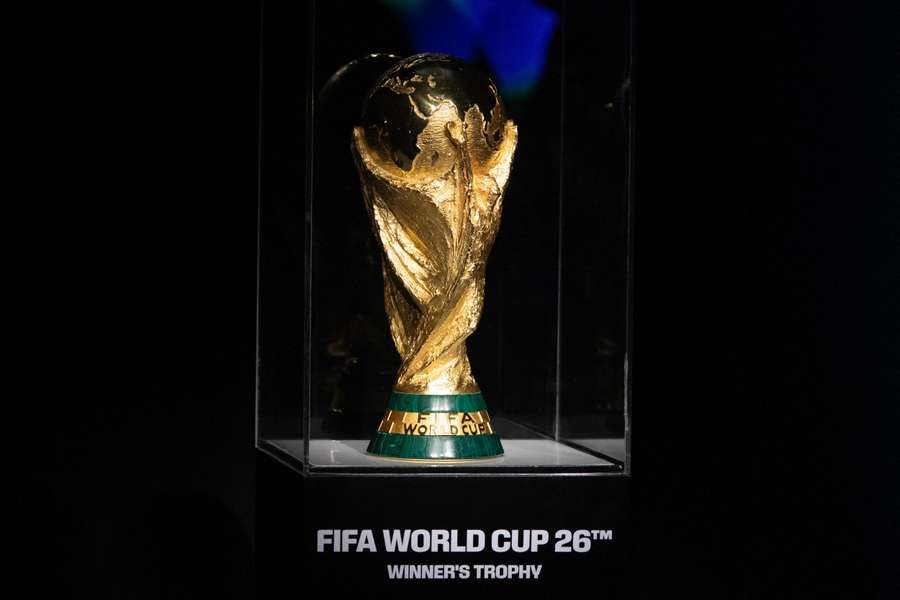 The World Cup trophy