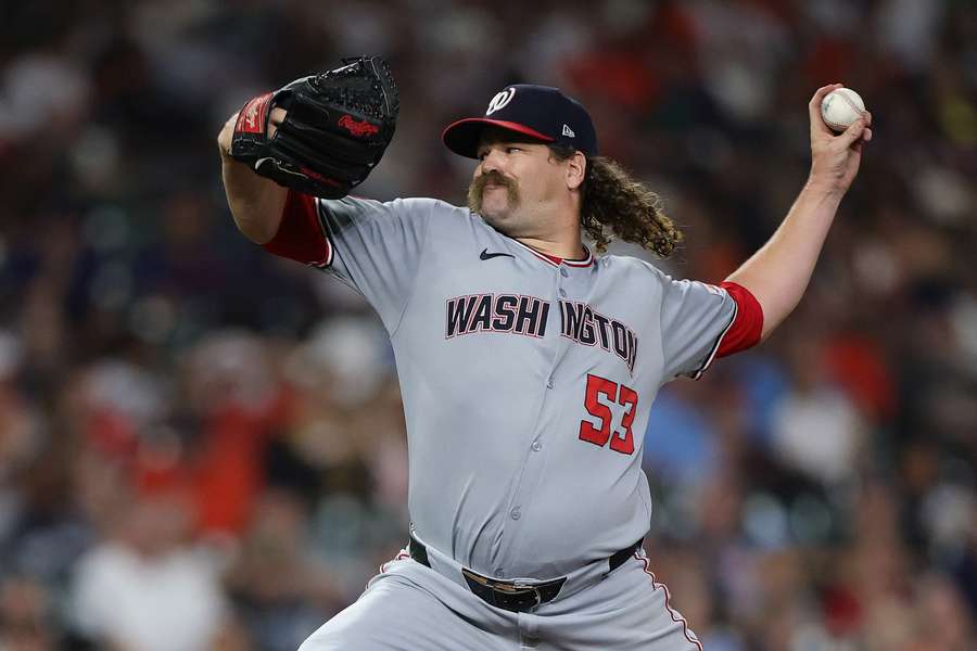 Washington Nationals Andrew Chafin throwing a pitch (2025)
