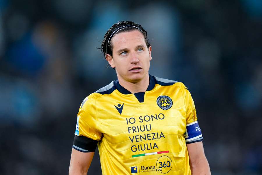Thauvin avec l'Udinese en mars dernier.