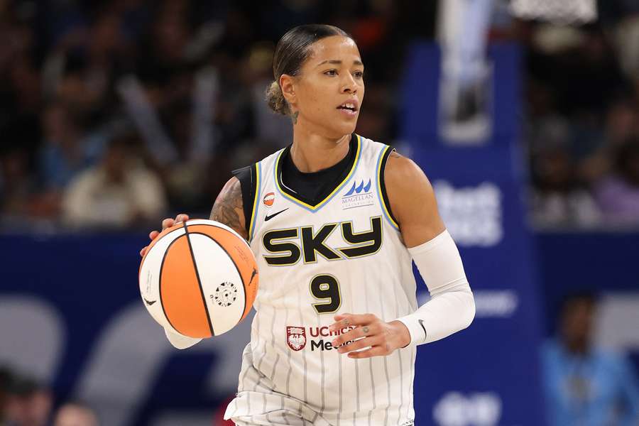 Natasha Cloud in action against Golden State Valkyries on Friday night. Natasha Cloud in action against Golden State Valkyries on Friday night.