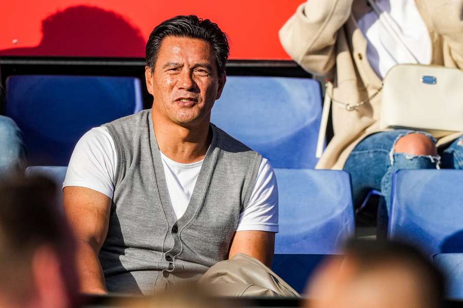 Michael Mols tijdens de Conference League wedstrijd tussen Feyenoord en FC Drita in de Kuip op 29 juli 2021