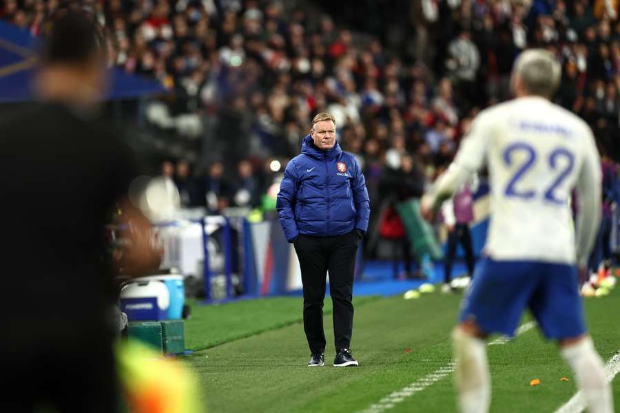 Ronald Koeman fik langt fra den ønskede tilbagekomst som hollandsk landstræner. Fredag aften tabte han og Holland 4-0 til Frankrig.