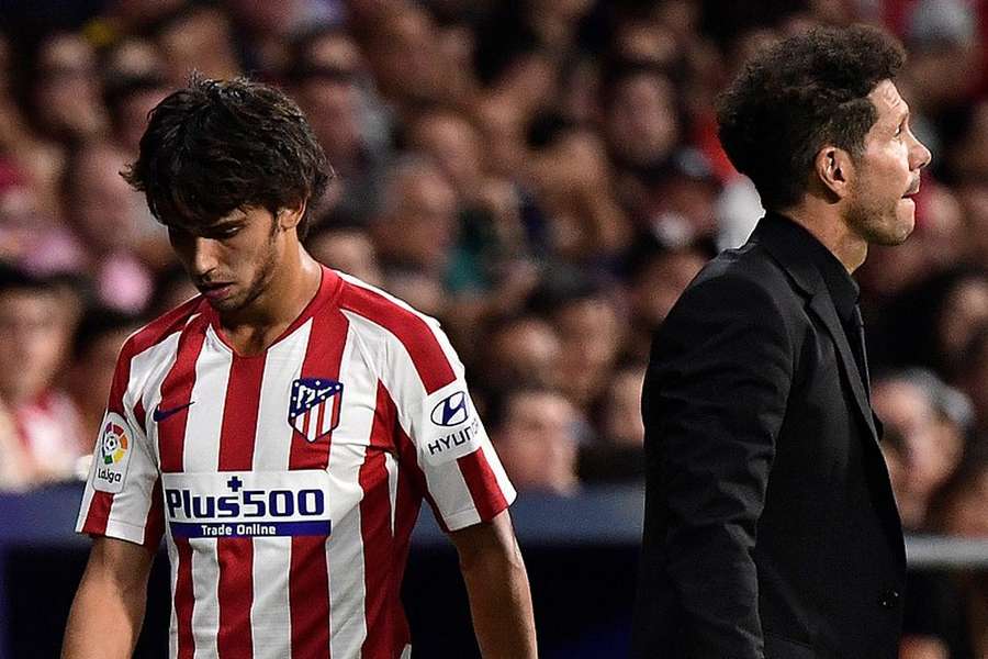 A relação entre João Félix e Diego Simeone já viveu melhores momentos