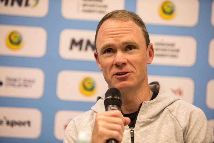 Froome is in Prague for the Czech Tour