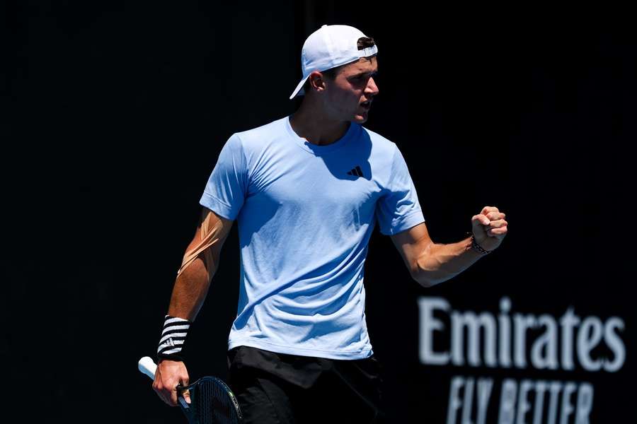 Jakub Menšík na Australian Open.