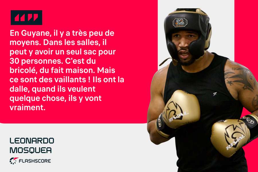 Leonardo Mosquea a découvert la boxe en Guyane Leonardo Mosquea a découvert la boxe en Guyane