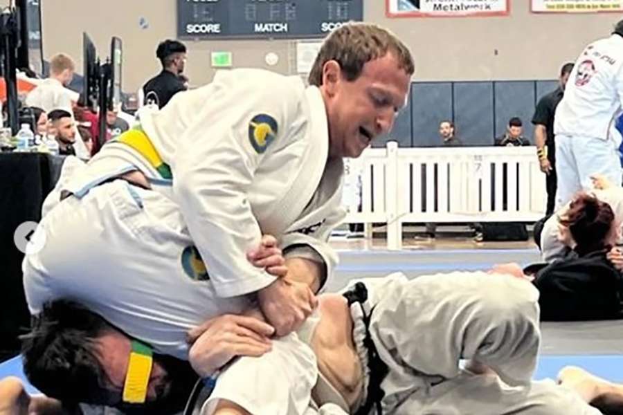 Zuckerberg ganha ouro num torneio de jiu-jitsu