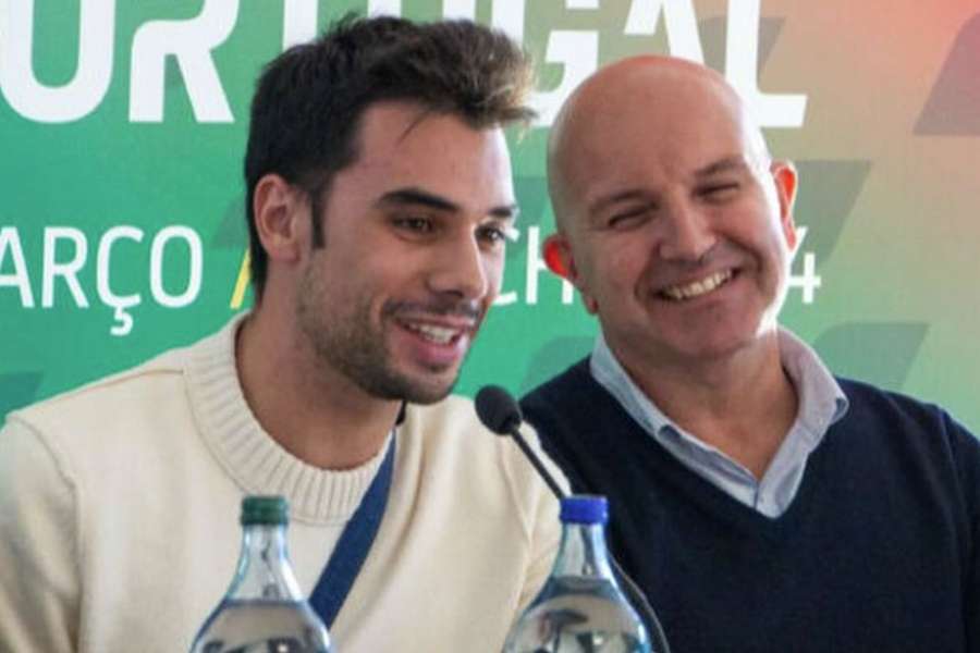 Miguel Oliveira com Paulo Pinheiro