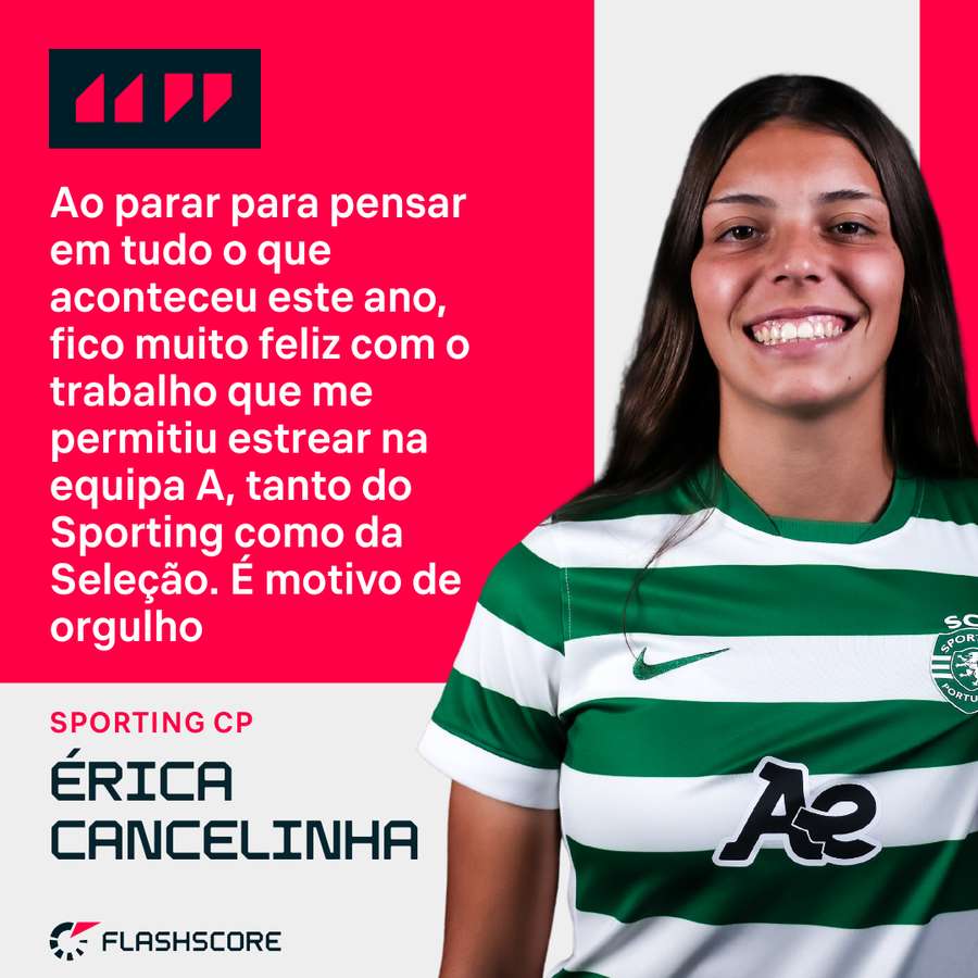 Érica Cancelinha vive ano muito positivo Érica Cancelinha vive ano muito positivo