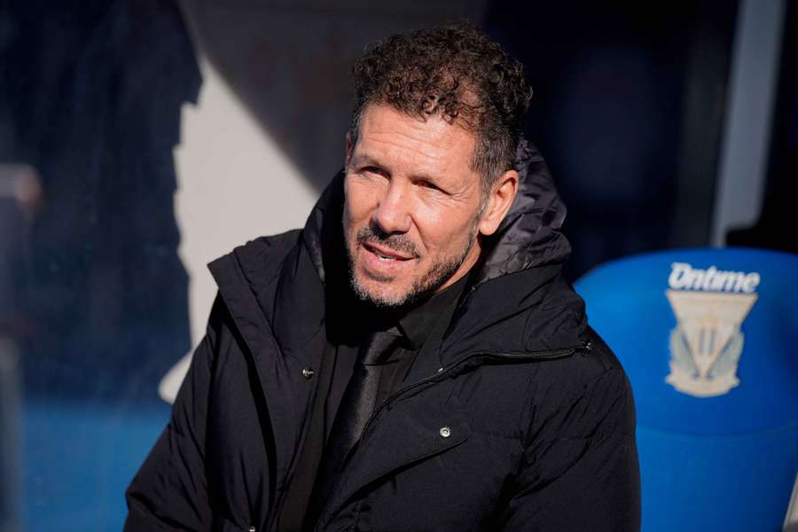 Simeone, entrenador del Atlético de Madrid