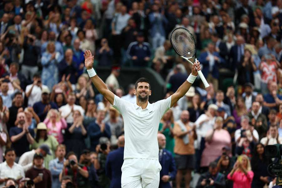 Djokovic is aiming for his eighth Wimbledon final