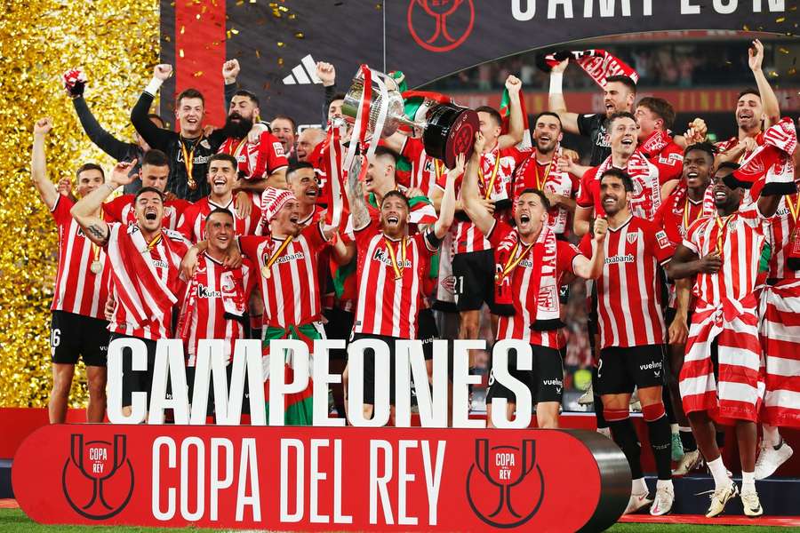 Bilbao sa teší zo zisku Copa del Rey.