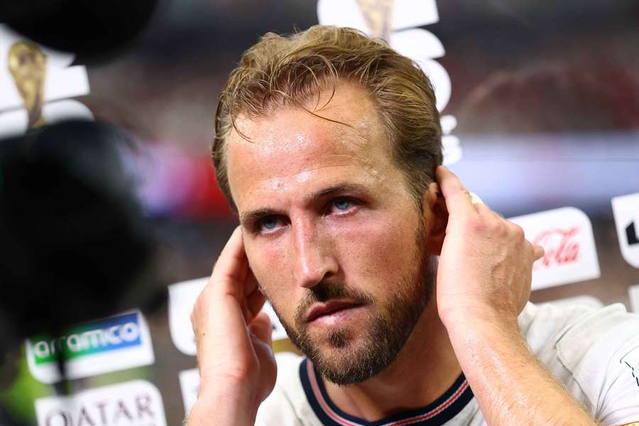 Harry Kane après la rencontre mercredi soir. Harry Kane après la rencontre mercredi soir.