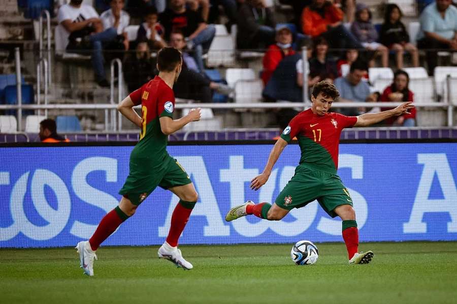 João Neves fez o 1-0 diante da Bélgica, aos 56 minutos